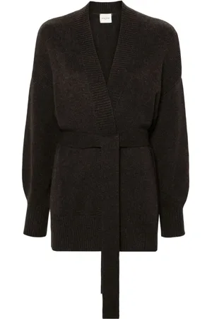 LE KASHA Belted cashmere cardigan