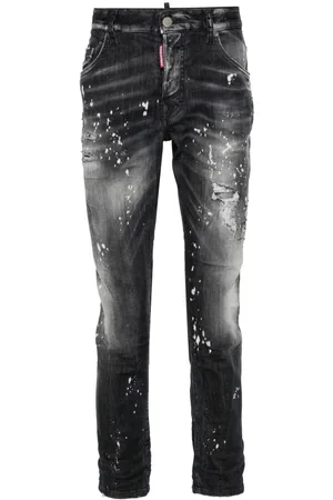 Dsquared2 Paint-splattered skinny jeans