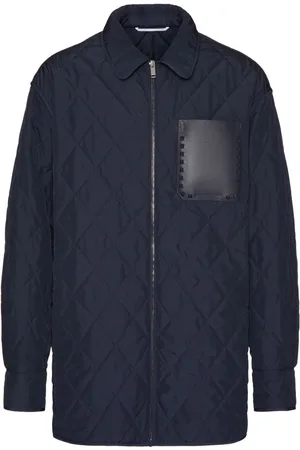 VALENTINO GARAVANI Rockstud Untitled quilted shirt jacket