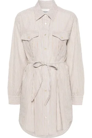 Marant Etoile Liliane pinstriped shirtdress