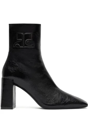 Courrèges Heritage leather ankle boots