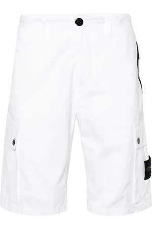 Stone Island Compass-badge cargo shorts