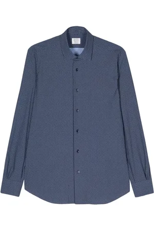 MAZZARELLI Geometric-print shirt