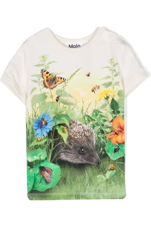 Molo Garden-print organic cotton T-shirt