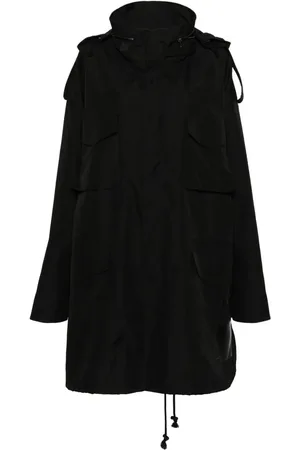 Maison Margiela Concealed-hood cotton parka coat