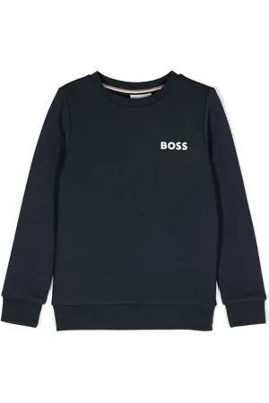 HUGO BOSS Logo-print cotton sweatshirt