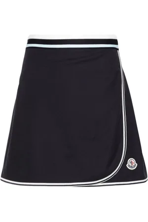 Moncler Logo-patch wrap tennis skirt