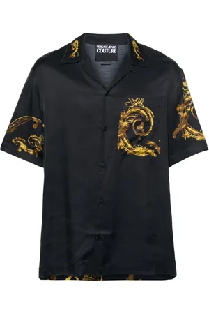 VERSACE Baroccoflage-print short-sleeve shirt