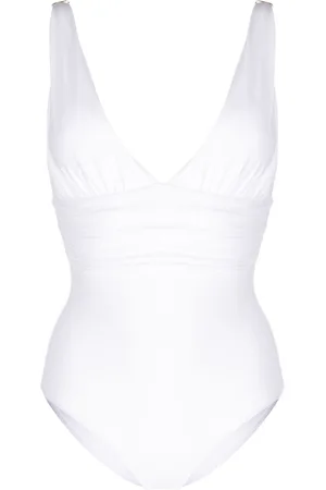 Melissa Odabash Panarea V-neck bodysuit