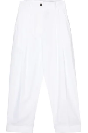 STUDIO NICHOLSON Acuna high-waisted cotton trousers