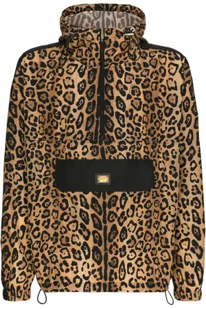 Dolce & Gabbana Leopard-print hooded jacket
