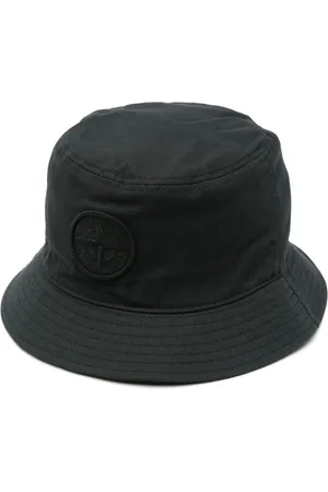 Stone Island Compass-motif cotton bucket hat
