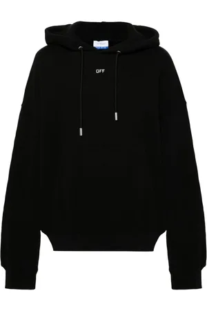 OFF-WHITE Logo-print cotton hoodie