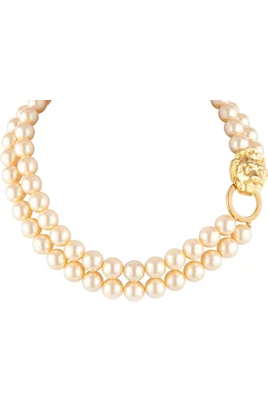 Kenneth Jay Lane 1990s faux-pearl necklace