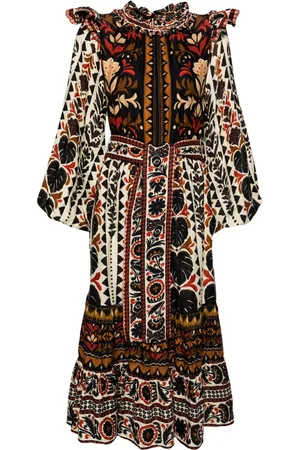 Farm Rio Tapestry Garden midi dress