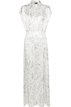 Fabiana Filippi Graphic-print silk shirtdress