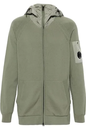 C.P. Company Lens-detail zip-up hoodie