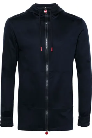 Kiton Umbi cotton zip-up hoodie