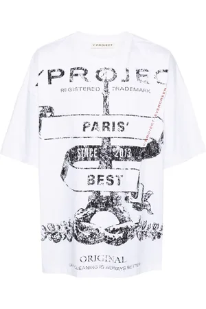 Y / PROJECT Logo-printed cotton T-shirt