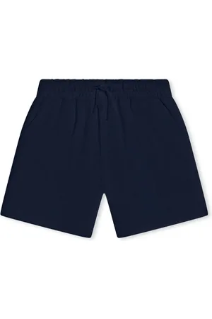 Kenzo Logo-patch cotton shorts