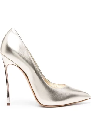 Casadei Blade Flash 130mm leather pumps
