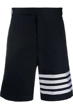Thom Browne 4 Bar-stripe cotton shorts