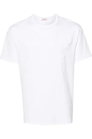VALENTINO GARAVANI Floral-appliqué cotton T-shirt