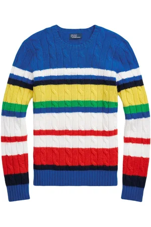 Ralph Lauren Striped cable-knit jumper