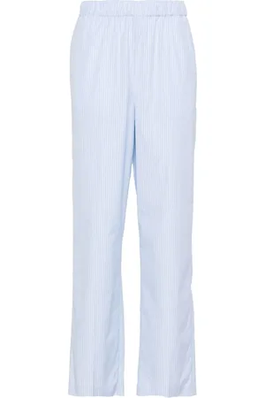 Fabiana Filippi Striped cotton trousers