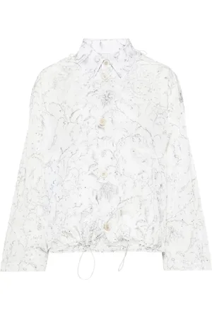 Fabiana Filippi Grahic-print lightweight jacket