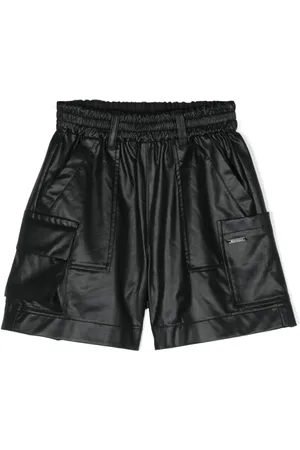 MONNALISA Logo-appliqué cargo shorts