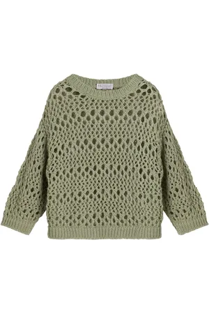 Brunello Cucinelli Loose-knit cotton-blend jumper
