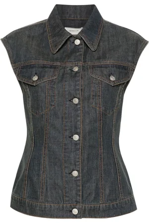 Fabiana Filippi Button-up denim gilet