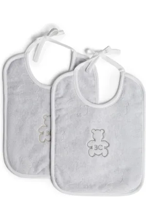 Brunello Cucinelli Logo-embroidered cotton bib (pack of two)