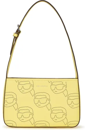Karl Lagerfeld Ikon perforated leather shoulder bag
