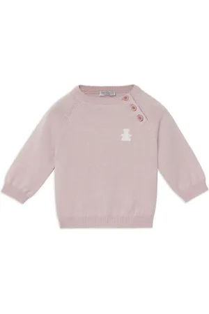 Brunello Cucinelli Teddy bear-motif cashmere jumper