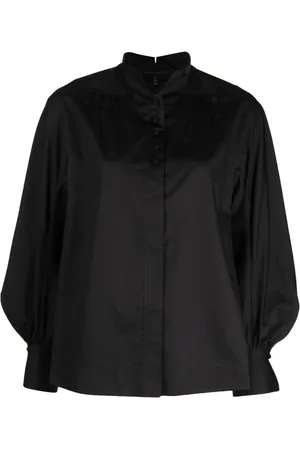 SHIATZY CHEN Knotted-button poplin shirt