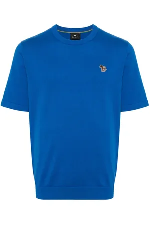 Paul Smith Zebra-patch organic cotton T-shirt