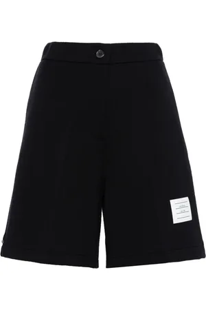 Thom Browne Name-tag ribbed shorts