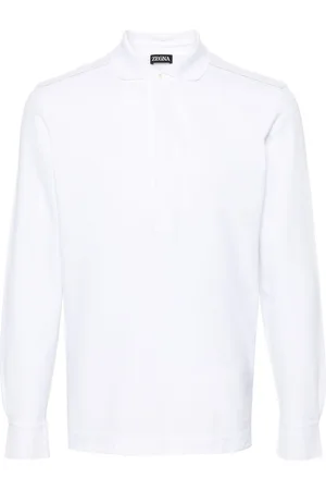 Ermenegildo Zegna Long-sleeve cotton polo shirt