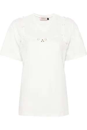 MURMUR Strap-detail T-shirt