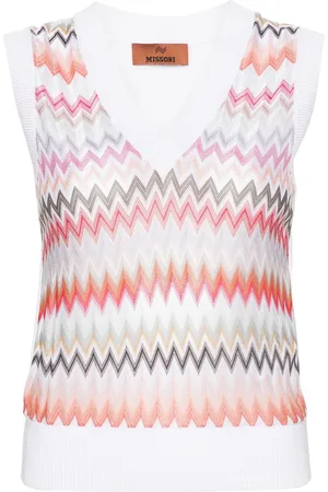 Missoni Zigzag crochet-knit sweater vest