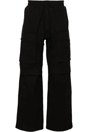 THOM KROM Mid-rise flared cargo trousers