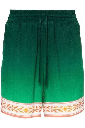 Casablanca Unity Is Power silk shorts