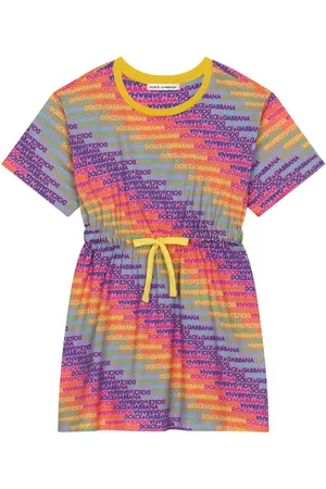 Dolce & Gabbana Logomania-print cotton dress