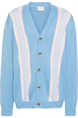 Drôle de Monsieur Torsadé cable-knit cardigan