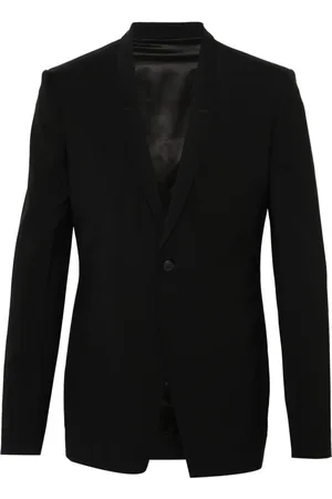Rick Owens Single-breasted virgin wool blazer