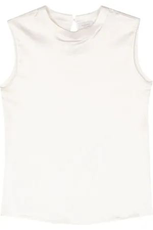 MAZZARELLI Satin-weave top