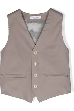 Paolo Pecora V-neck stretch-cotton waistcoat