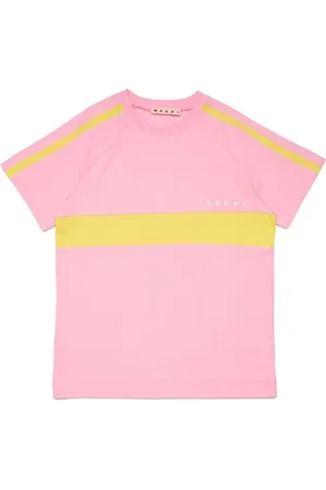 Marni Colour-block logo-print T-shirt